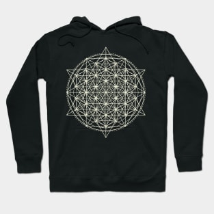 Flower of Life Sacred Geometry Metatron's Cube Hoodie